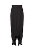 Rabens Saloner Dalvina grossgrain cuff detail pants black